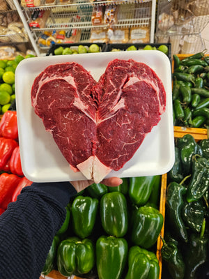 HEART SHAPED Ribeye Steak, AAA+ (pc)