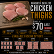 Load image into Gallery viewer, Chicken Thighs, Skinless/Boneless (10 lb Case)
