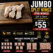 Load image into Gallery viewer, Jumbo Split Chicken Wings (10 lb Case)
