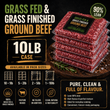 Load image into Gallery viewer, Grass Fed and Finished Ground Beef, (10lb case)
