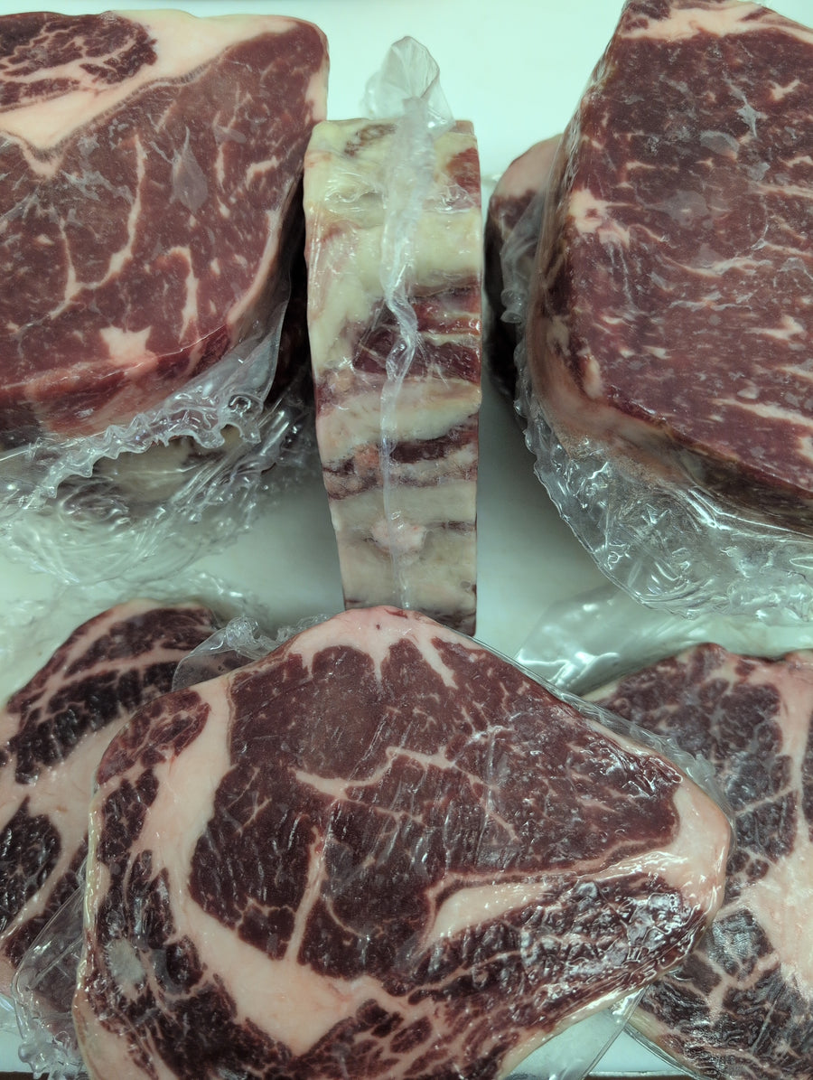 Rib Eye Steak, Boneless, AAA+ (8.75 - 9 lb Case)