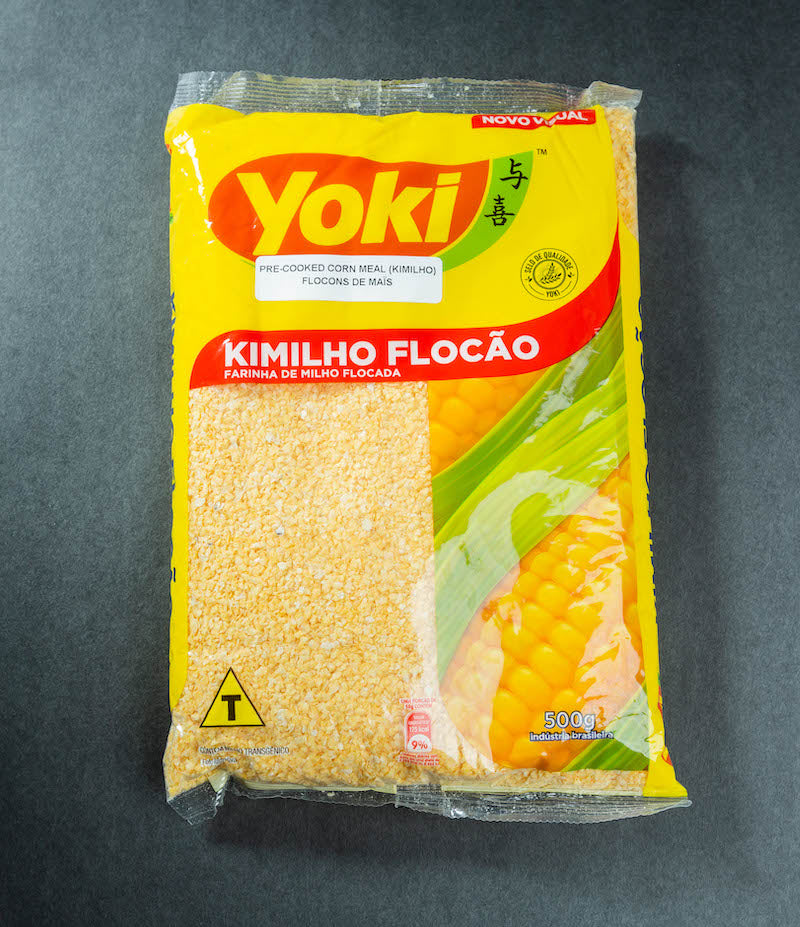 Pre-cooked cornmeal (Kimilho Flocao)- Yoki