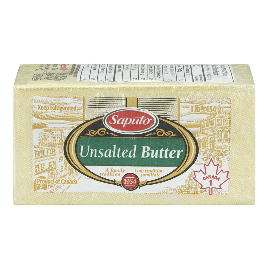 Unsalted Butter, Saputo (1 LB)